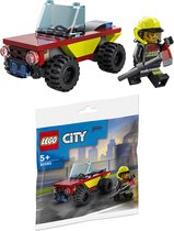 Lego City 30585 zakje met brandweer auto + brandweerman - Polybag