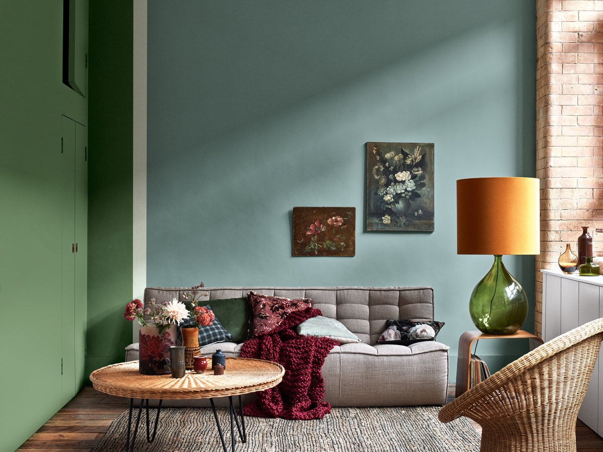 Flexa - Strak Op De Muur Binnen Mat - Greyed Green - Mengverf - 2,5 L – foto 4