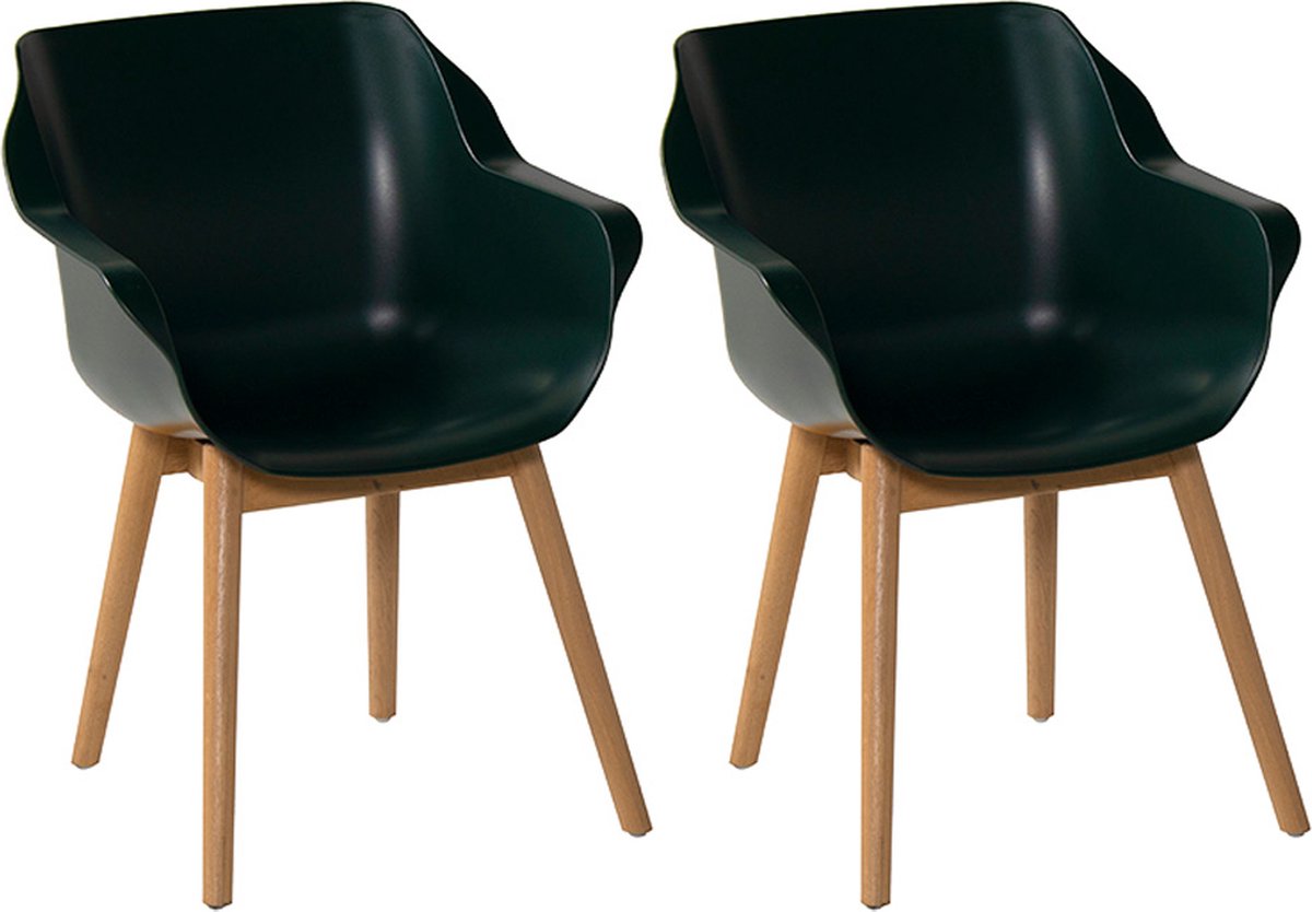 Hartman Sophie armchair tuinstoel met armleuning - Donkergroen