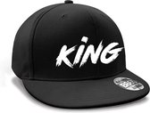 Original King/2 Cap Zwart Retro Stijl