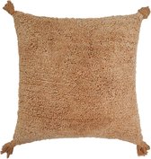 Kussoo Kussen Soft Teddy licht oranje 45x45 cm