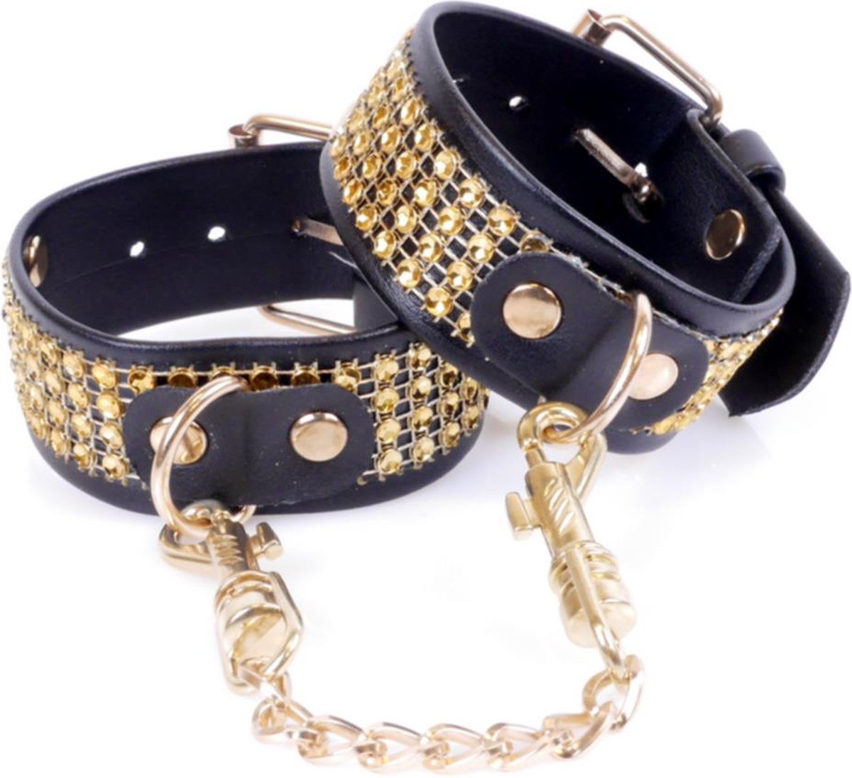 Goedkoopste Handboeien met kristallen - Fetish - 4 cm