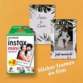 Fuji Film - Instax - Instant Celebration - MINI - instant foto stickerframe & film - just married