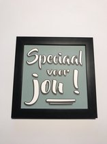 Tekstbord / Wandbord / Speciaal / Verjaardag / Cadeau / Woondecoratie / Groen / Fotolijst