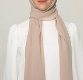 Hoofddoek Chiffon Cream – Hijab – Sjaal - Hoofddeksel– Islam – Moslima