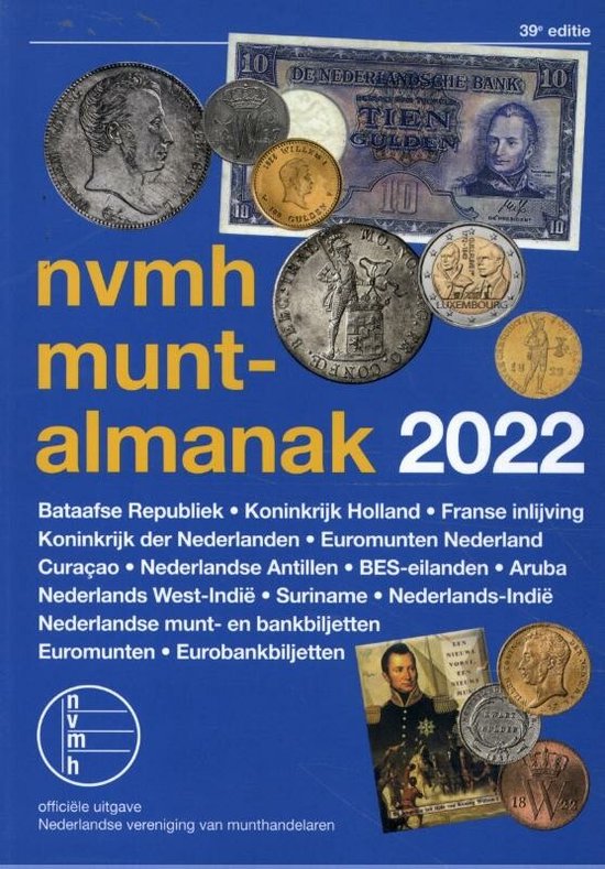 Boek cover NVMH Muntalmanak 2022 van Jacco Scheper (Paperback)