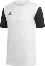 adidas Estro 19  Sportshirt - Maat L  - Mannen - wit/zwart