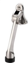 WiseGoods Premium Deurstopper Kickdown - Deurvastzetter - Deurstoppers - Wonen - Deurklem - Deurbuffer - Woonaccessoires - Zilver