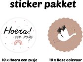 Geboorte sticker pakket