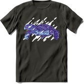 Dieren T-Shirt | Schildpad shirt Heren / Dames | Wildlife Turtle cadeau - Donker Grijs - XXL