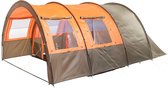 Skandika Kemi 4 Tent – Tenten – Familietent - Campingtent – Voor 4 personen – Tunneltent – 2m stahoogte - Muggengaas – 2 slaapcabines – 480 x 340 x 200 cm (L x B x H) - 3000 mm wat