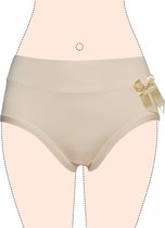 Dames slips 3 pack Fine women katoen met bamboe effen beige XXL