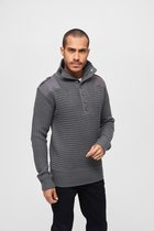 Heren - Mannen - Dikke kwaliteit - Modern - Nieuw - Alpin Pullover antrasiet