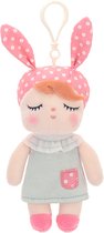 Metoo Angela doll - popje aan sleutelhanger- groen - 15cm