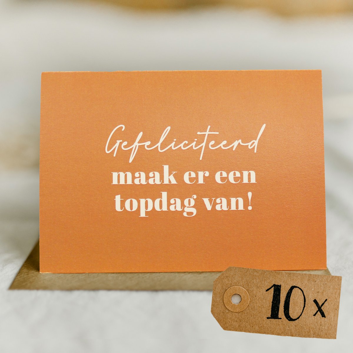 10x hippe gekleurde kaartjes (A6 formaat) - kaartjes om te versturen - kaartenset - kaartjes blanco - kaartjes met tekst - wenskaarten