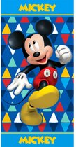 Mickey Mouse handdoek - blauw - 140 x 70 cm. - Disney strandlaken
