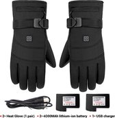 Verwarmde Handschoenen - Oplaadbare Elektrische Handschoenen - Touchscreen - 3.7V 4000 MAh - Thermische handschoenen