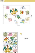 Muursticker Pokemon - Kinderkamer - Jongenskamer - Muurdecoratie - Wandsticker - Sticker Voor Kinderen 50×70CM 2