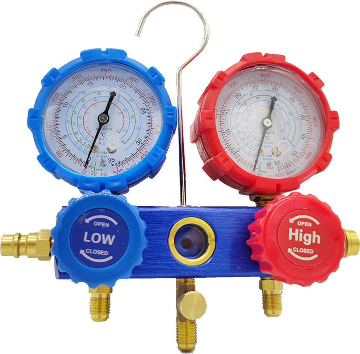 Drukmeter Manometer Airco Complete Set Airconditioning Meter