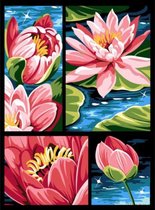 Waterlelies - borduren - Penelope voorbedrukt canvas - 072.2321