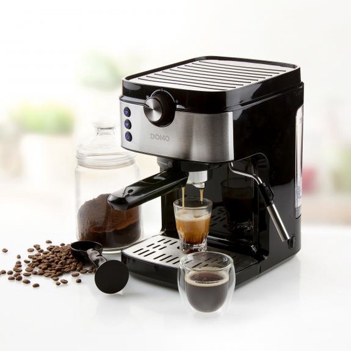 Domo DO711K machine à café Machine à expresso 0,9 L | bol.com
