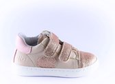 Clic sneaker CL-20319 velcro beige glitter hart-21