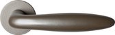 GPF1315.A3-00 Poignée de porte Pepe sur rosace ronde Mocca blend, 50x8mm