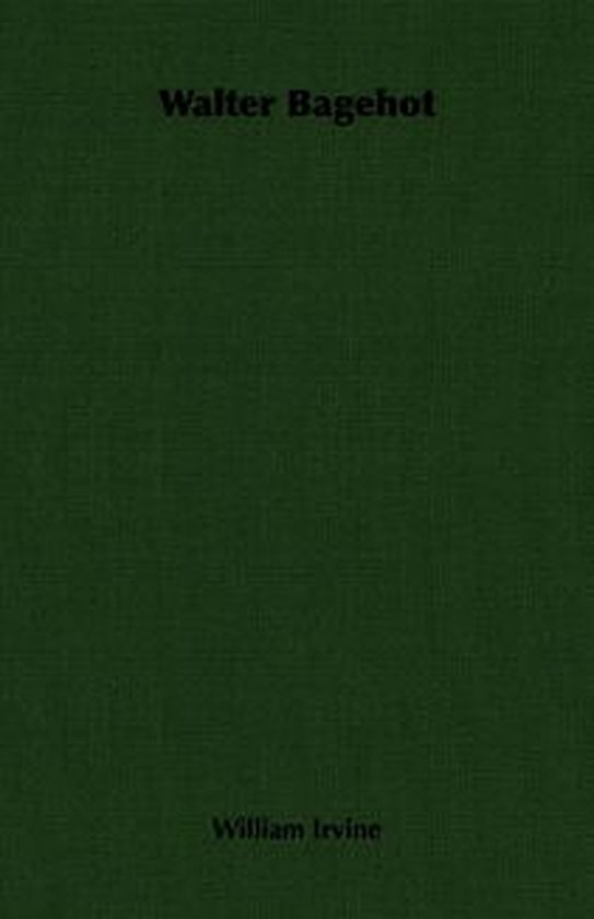 Walter Bagehot - cover