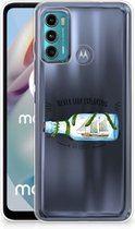 Bumper Hoesje Motorola Moto G60 Smartphone hoesje Boho Bottle