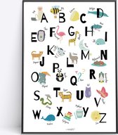 ABC Alfabet poster nederlands voor kinderkamer - 40x60 cm