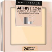 Maybelline New York Affinitone Face Powder Compact Nivellering & Matting Shade 24 Golden Beige 9 g