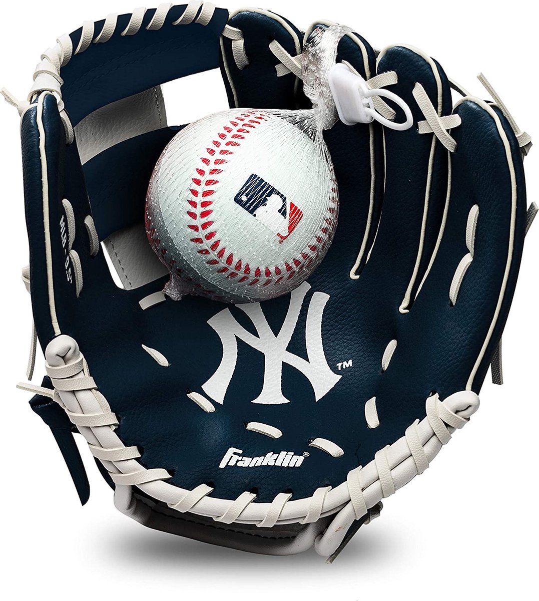 Franklin - MLB - Baseball - New York Yankees - Gant de Baseball - Avec  balle en mousse... | bol