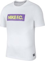 Nike T-Shirt M NK FC Dry Tee - Wit - Maat XL