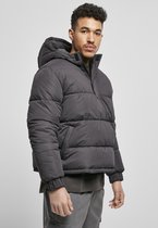 Urban Classics Pullover Jas -4XL- Hooded Cropped Zwart