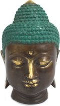 Feng Shui Klassiek Boeddha Hoofd - Boeddha Beeld - 15x7x6cm