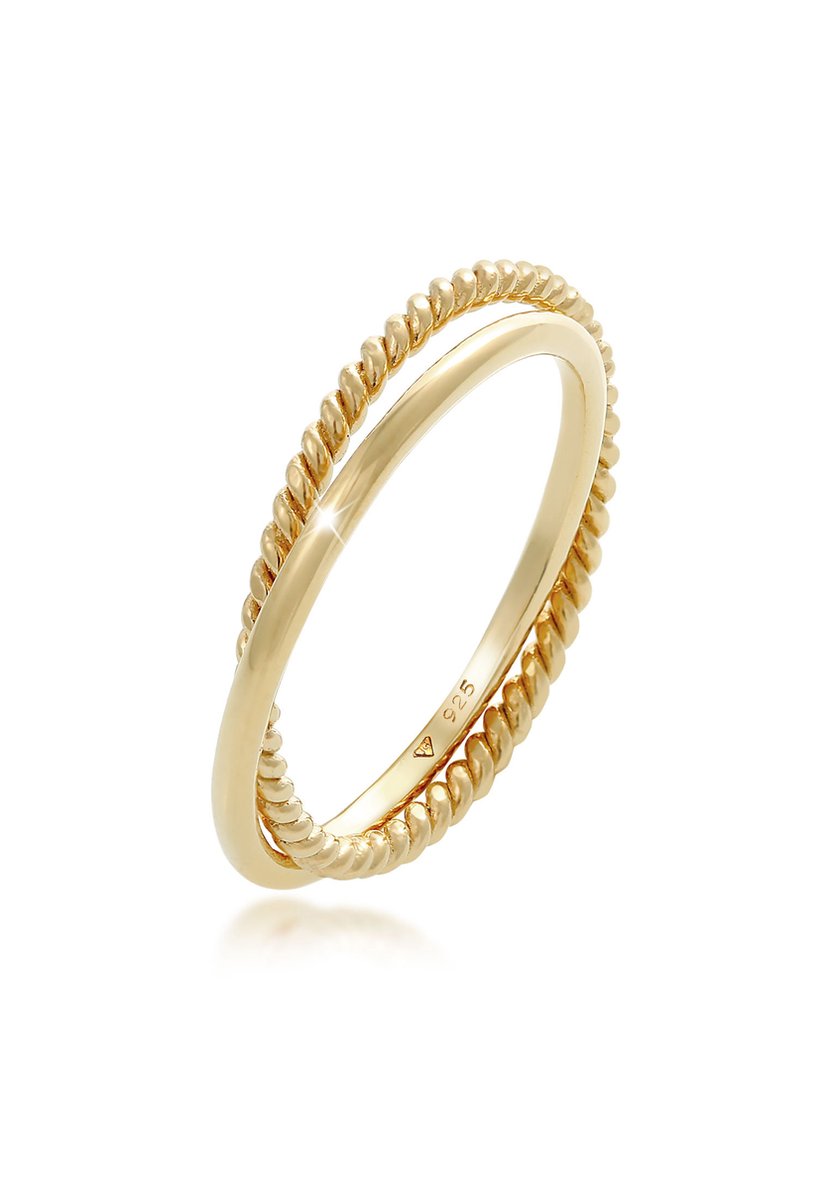 Elli - Ring - Dames Wikkel Klassiek Filigraan Gedraaid Trend in 925 Sterling Zilver - Dames