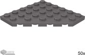 LEGO 6106 Donker blauwgrijs 50 stuks