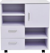 HOMdotCOM Mobiele dressoir veelzijdigekast
