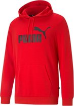 Puma - ESS Hoody FL Big Logo - Rode Trui - M - Rood