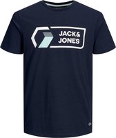 Jack & Jones T-shirt Logan Navy (Maat: 6XL)
