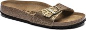 Birkenstock - Madrid BS - Panterprint Slippers - 42 - Goud