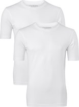 CASA MODA T-shirts (2-pack) - O-neck - wit - Maat: 4XL