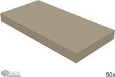 LEGO Tegel 2x4, 87079 Donker tan 50 stuks