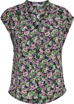 ONLY ONLTAMARA LIFE S/S V-NECK TOP PTM Dames T-shirt - Maat L