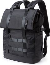 HEANVÈR Hybrid Expansion Backpack - Waterdichte Rugzak 39L - 15,6 laptop inch tas - Toprol Rugtas - Zwart
