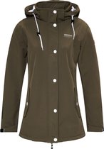 Nordberg Rima - Softshell Outdoor Zomerjas Dames - Legergroen - Maat L