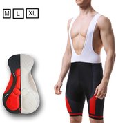 Sture Fietsbroek Heren met Zeem - Fietsbroek met Zeem - Fietsbroek Heren Kort - Fietsbroek Gel Heren - Wielerbroek Heren met Zeem - M