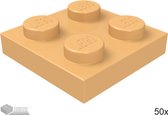 LEGO Plaat 2x2, 3022 Medium noga 50 stuks