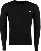 Antony Morato - crewneck - trui - fijngebreid - zwart - mannen  - maat S