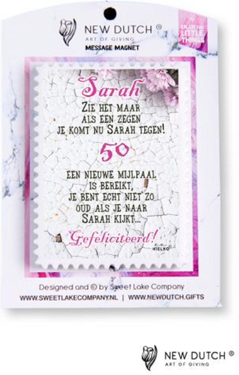 Magneet Sarah- Topic als magneet-